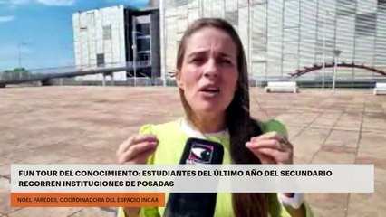 Fun Tour del conocimiento: estudiantes del último año del secundario recorren instituciones de Posadas