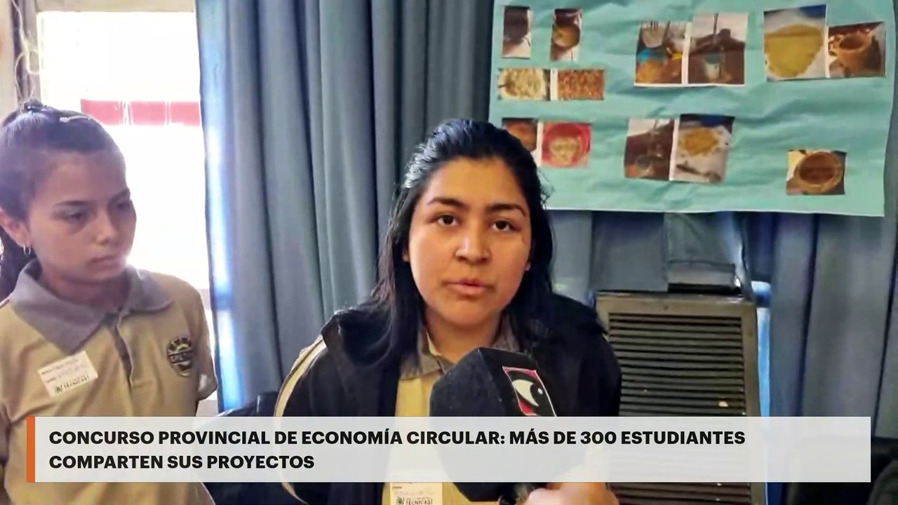 Concurso provincial de Economía Circular: más de 300 estudiantes comparten sus proyectos