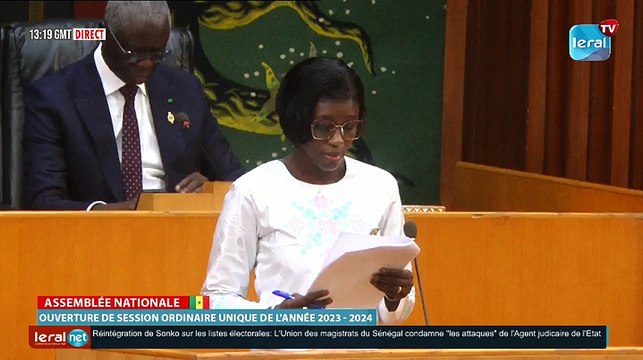 Assemblée nationale : Ouverture de Session ordinaire unique de l'année 2023 - 2024