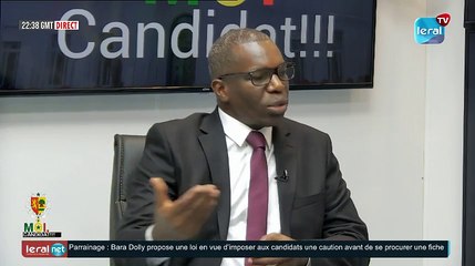 Moi, candidat ! DE CE 17 10 2023 AVEC 'Ibrahima Hamidou Dème: Un magistrat à la magistrature suprême ?"