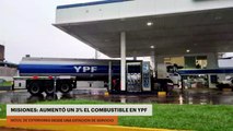 MISIONES: AUMENTÓ UN 3% EL COMBUSTIBLE EN YPF