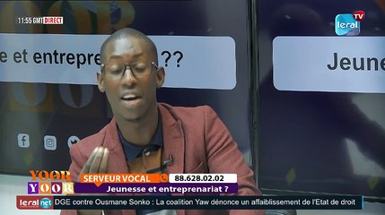 YOOR -YOOR Thème: jeunesse et entreprenariat ?