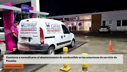 Comienza a normalizarse el abastecimiento de combustible en las estaciones de servicio de Posadas