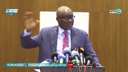 En direct: Lancement du plan Eksina de SONAGED