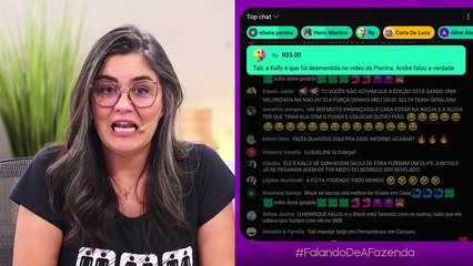 A FAZENDA 15: ANDRÉ COLOCA LUCAS CONTRA PAREDE; KALLY É REPREENDIDA PELO PAIOL E TOMA DECISÃO