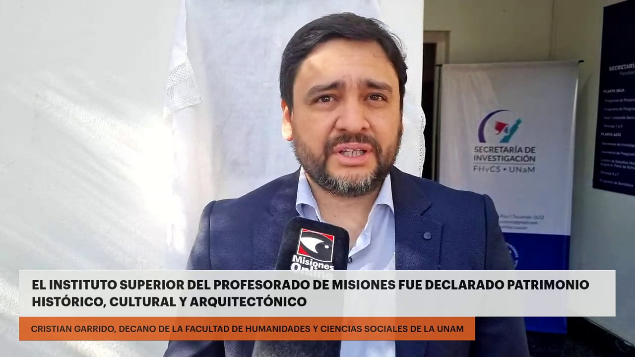 EL INSTITUTO SUPERIOR DEL PROFESORADO DE MISIONES FUE DECLARADO PATRIMONIO HISTÓRICO