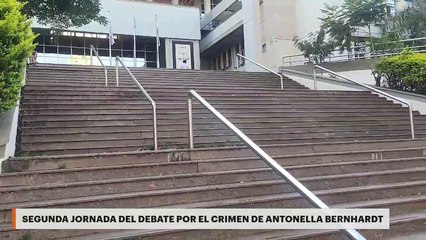 Segunda jornada del debate por el crimen de Antonella Bernhardt