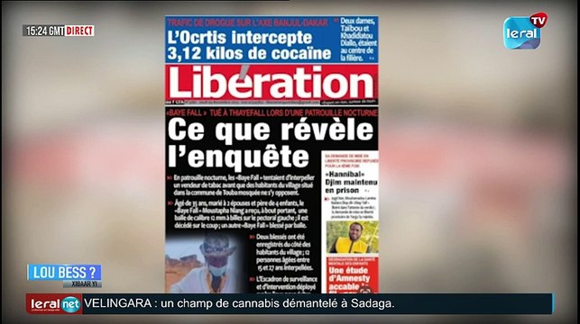 LOU BESS XIBAAR YI 15H GMT CE 09/11/2023 AVEC PAPE MAGUETTE BA #LERALTV