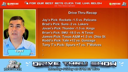 Live Free NCAAB NCAAF NBA Picks Drive Thru Show 11-10-2023