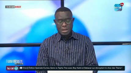 LOU BESS XIBAAR YI 15H GMT CE 11/11/2023 AVEC PAPE MAGUETTE BA #LERALTV