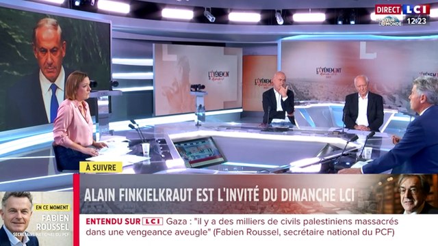 Fabien Roussel invité de L'Evénement du dimanche LCI