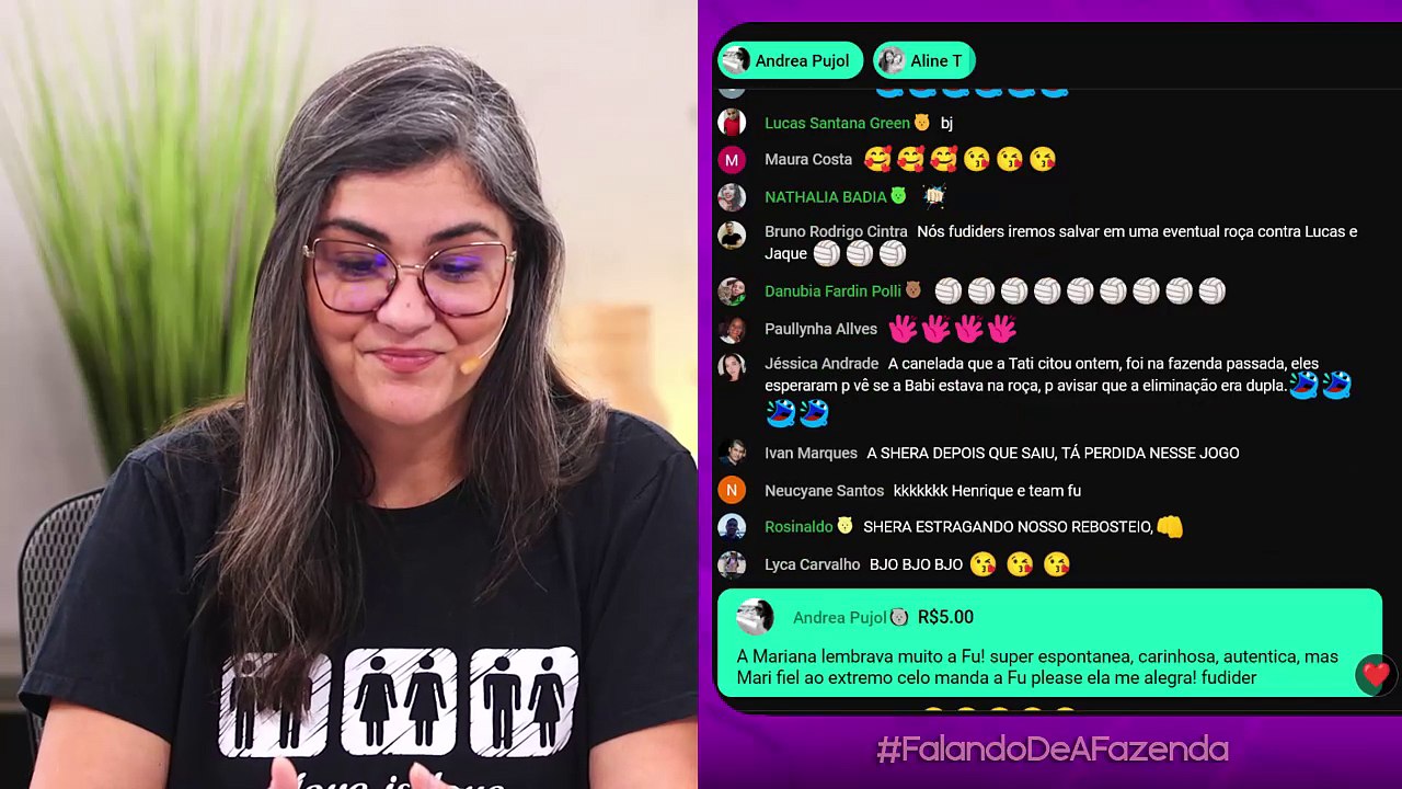 A FAZENDA15: SHERA PEDE A CABEÇA DE FU E CANTA...