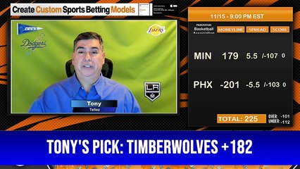 Predictive Modeling—NCAAF NBA Picks Tonys Picks 11-15-2023