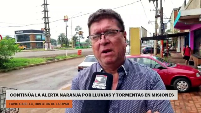 CONTINÚA LA ALERTA NARANJA POR LLUVIAS Y TORMENTAS EN MISIONES