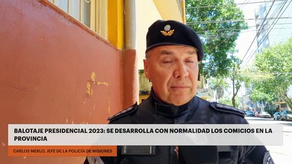 BALOTAJE PRESIDENCIAL 2023: SE DESARROLLA CON NORMALIDAD LOS COMICIOS EN LA PROVINCIA