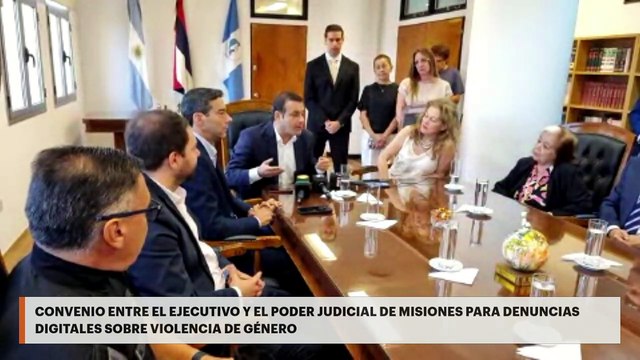 Convenio entre el Ejecutivo y el Poder Judicial de Misiones para denuncias digitales sobre violencia de género