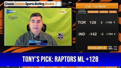 Predictive Modeling— NBA Picks Tonys Picks 11-22-2023