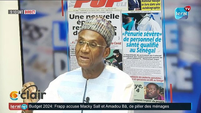 [DIRECT] SUIVEZ votre Matinal C'CLAIR avec Thialla, Birahim Toure et Al Amine de ce 24/11/2023