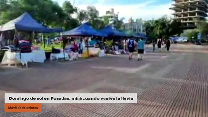 Domingo de sol en Posadas: mirá cuando vuelve la lluvia