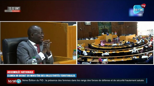 Assemblée Nationale examen du budget du ministère des collectivités territoriales