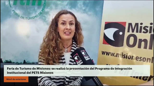 Feria de Turismo de Misiones: se realizó la presentación del Programa de Integración Institucional del PETS Misiones