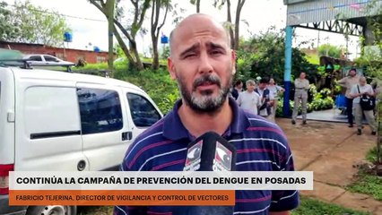 CONTINÚA LA CAMPAÑA DE PREVENCIÓN DEL DENGUE EN POSADAS