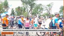 Peregrinación a Itatí: Los ciclistas peregrinos llegaron a la Basílica de Itatí