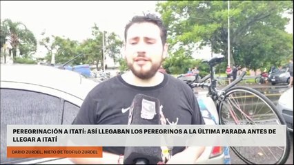 Peregrinación a Itatí: Así llegaban los peregrinos a la última parada antes de llegar a Itatí