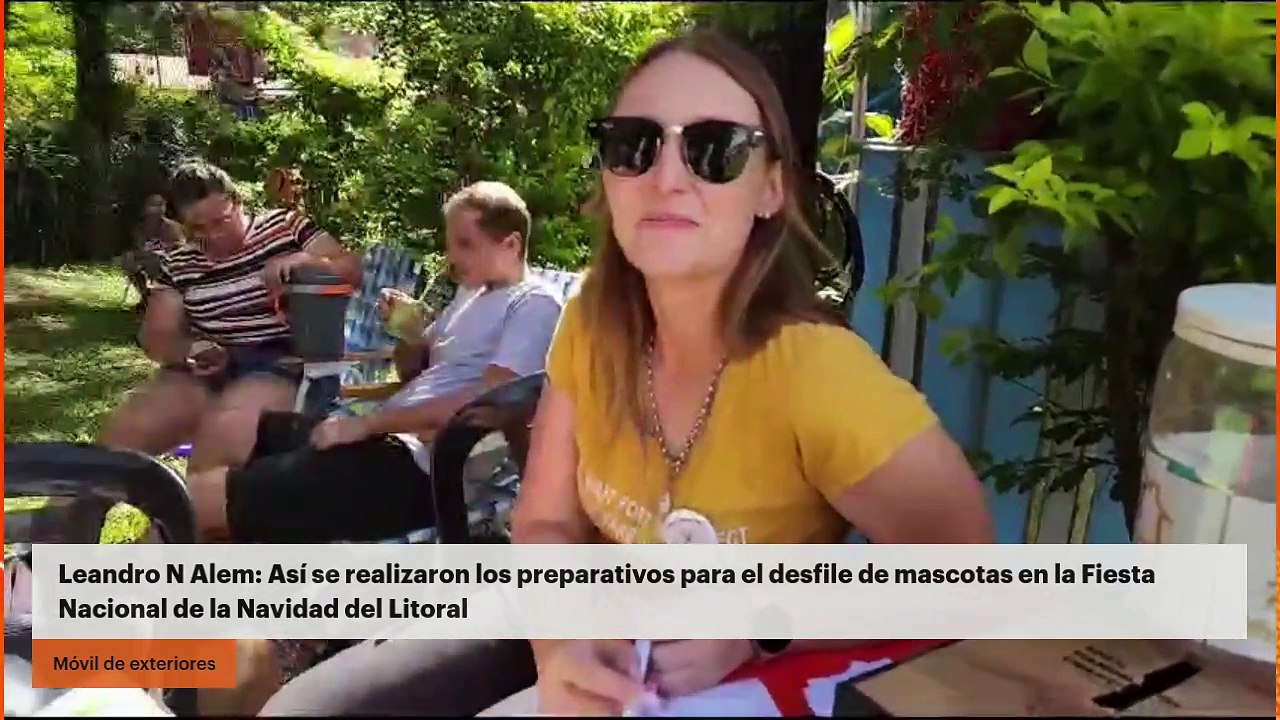 Leandro N Alem: Así se realizaron los preparativos para el desfile de mascotas en la Fiesta Nacional de la Navidad del Litoral