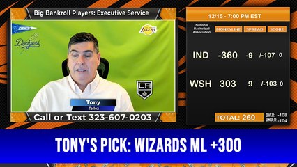 Predictive Modeling— NBA Picks Tonys Picks 12-15-2023