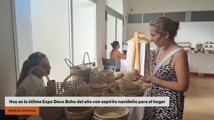 Hoy es la útlima Expo Deco Boho del año con espíritu navideño para el hogar