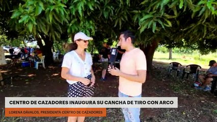 Centro de Cazadores inaugura su cancha de Tiro con Arco