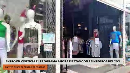 Entró en vigencia el programa Ahora Fiestas con reintegros del 20%