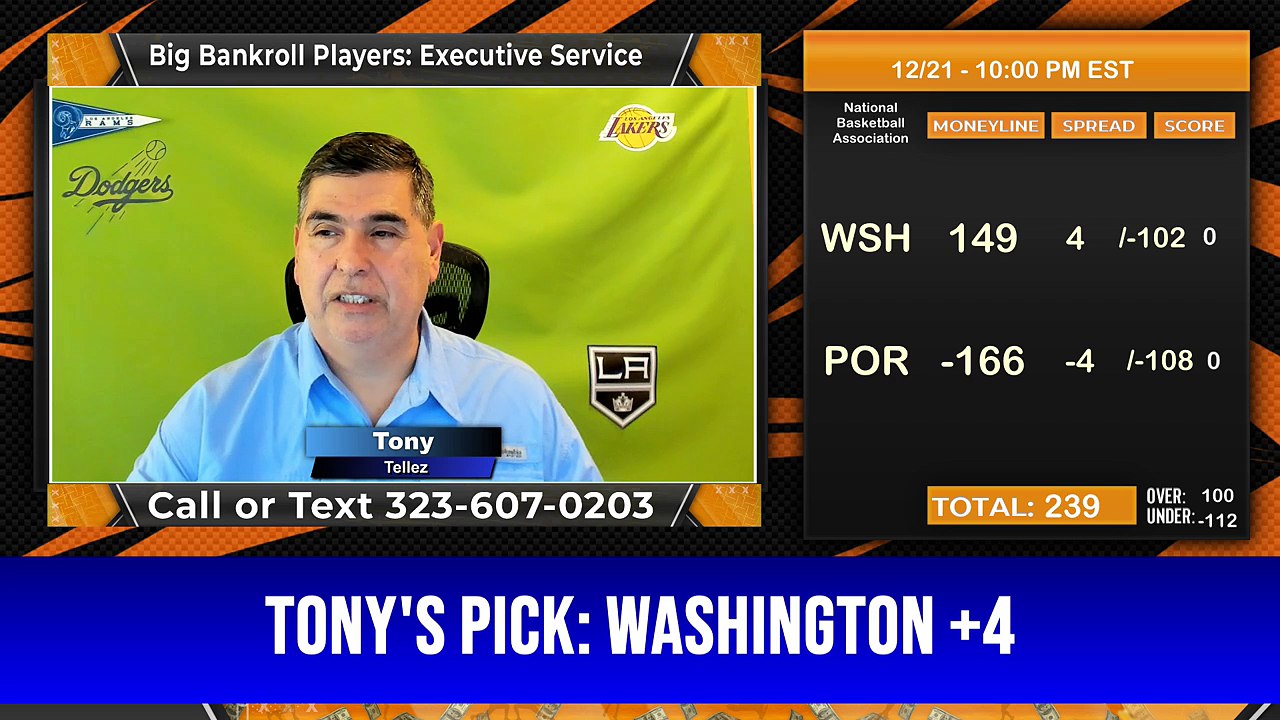 Predictive Modeling— NBA Picks Tonys Picks 12-21-2023