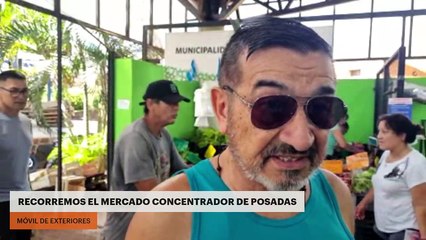Gran movimiento en el Mercado Concentrador de Posadas previo a la Navidad