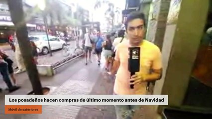 Los posadeños hacen compras de último momento antes de Navidad