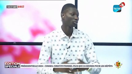 Présidentielle 2024 : Conseil constitutionnel plus que 24 heures pour les dépôts #LERALTV #LERALTV