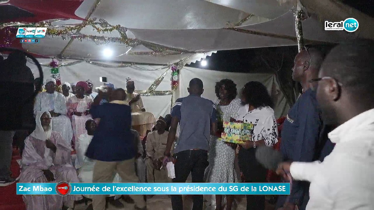 En Direct Zac Mbao -  Journée d'Excellence Présidée par le Philanthrope Mamadou Gueye  SG de la Lonase