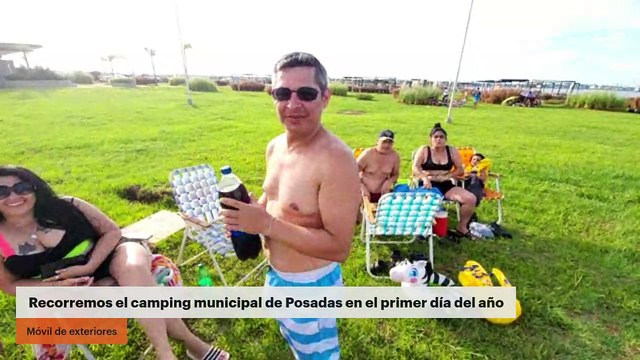 Recorremos el camping municipal de Posadas en el primer día del año