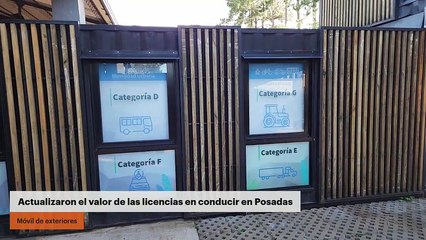 Actualizaron el valor de las licencias en conducir en Posadas