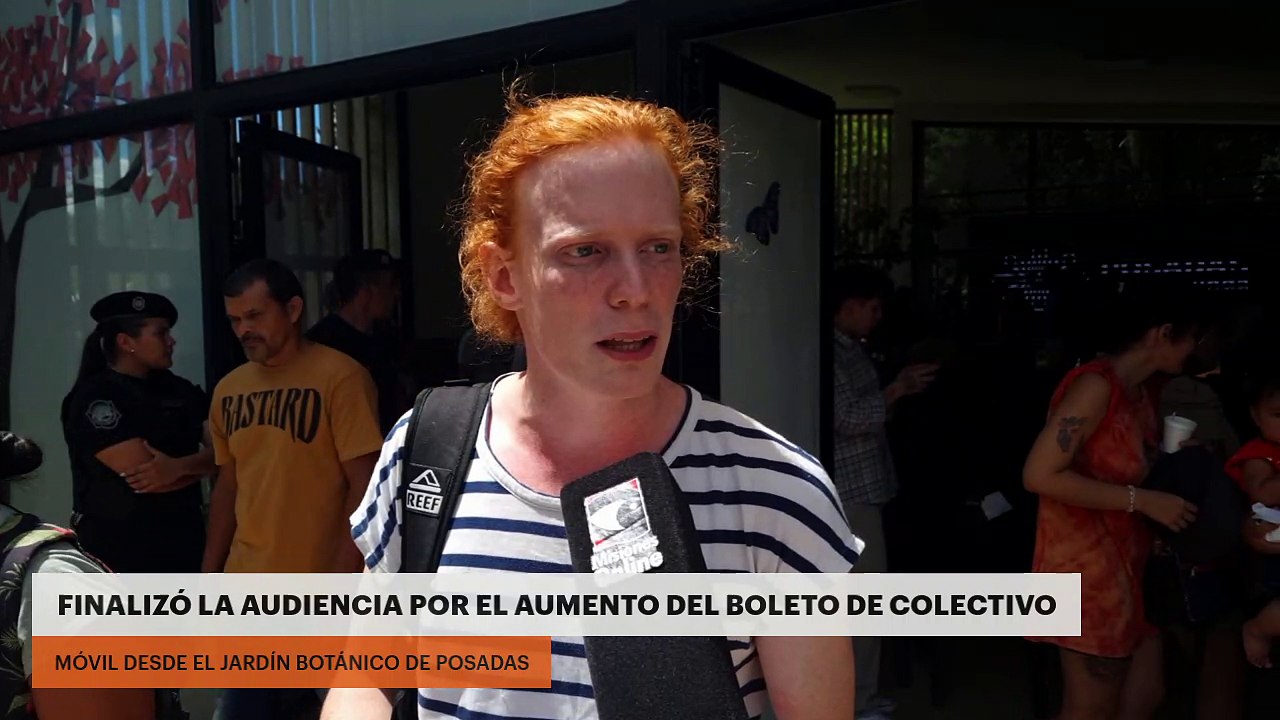 Posadas: finalizó la audiencia por el aumento del boleto de colectivo