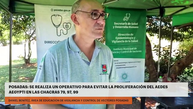 Posadas | Se realiza un operativo para evitar la proliferación del Aedes Aegypti en las chacras 79, 97, 99