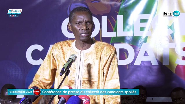 En direct: Conférence de presse du Collectif des Candidats Spoliés