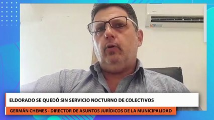 Eldorado se quedó sin servicio nocturno de transporte urbano
