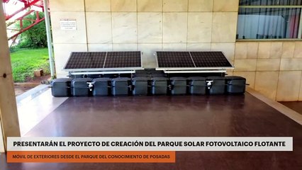 PRESENTARÁN EL PROYECTO DE CREACIÓN DEL PARQUE SOLAR FOTOVOLTAICO FLOTANTE