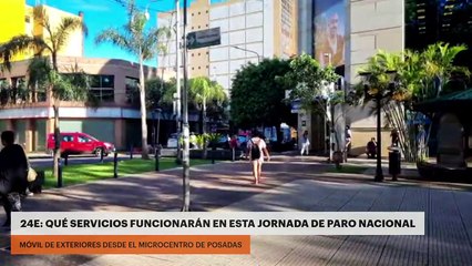 24N: QUÉ SERVICIOS FUNCIONARÁN EN ESTA JORNADA DE PARO NACIONAL