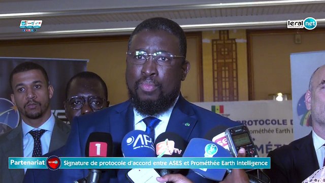 En direct: Cérémonie de signature de protocole d'accord entre l'ASES et Prométhée Earth Intelligence