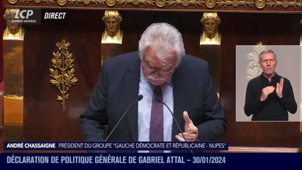 André Chassaigne répond au discours de Gabriel Attal