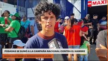 POSADAS SE SUMÓ A LA CAMPAÑA NACIONAL CONTRA EL HAMBRE