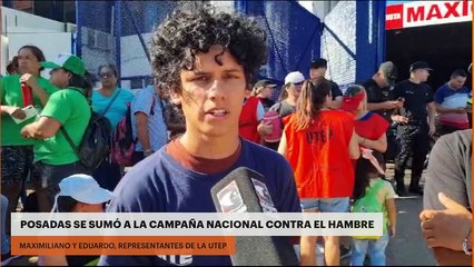 POSADAS SE SUMÓ A LA CAMPAÑA NACIONAL CONTRA EL HAMBRE